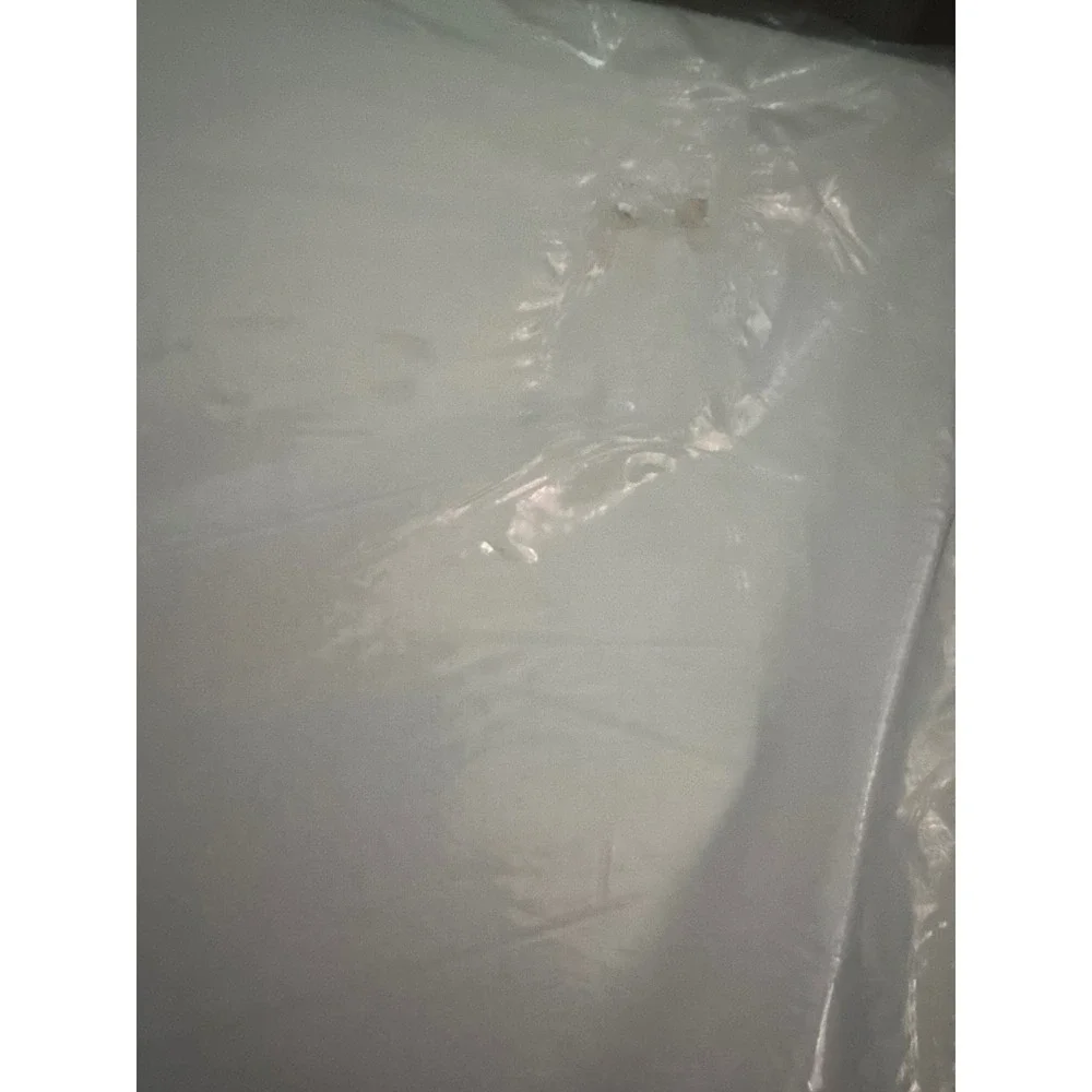 Vtg Penney's Fine Combed Percale Double Bed Flat Sheet White 81x108 Grannycore